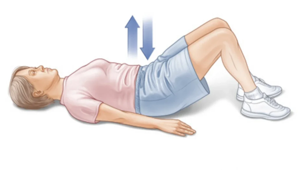 A pic about the Pelvic Tilts