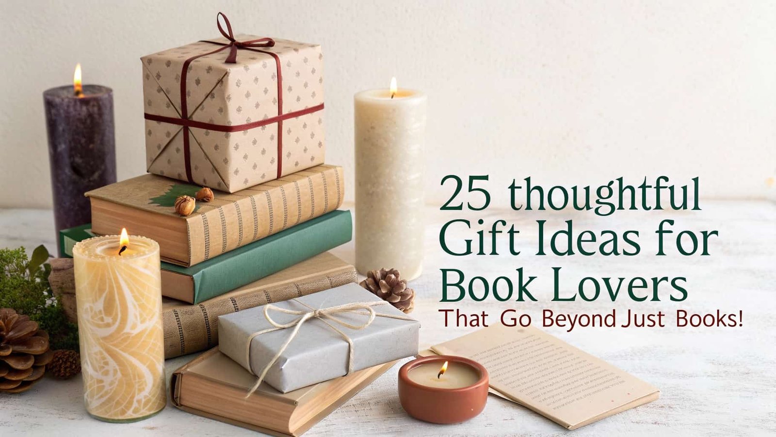 25 Thoughtful Gift Ideas for Book Lovers – That Go Beyond Just Books!