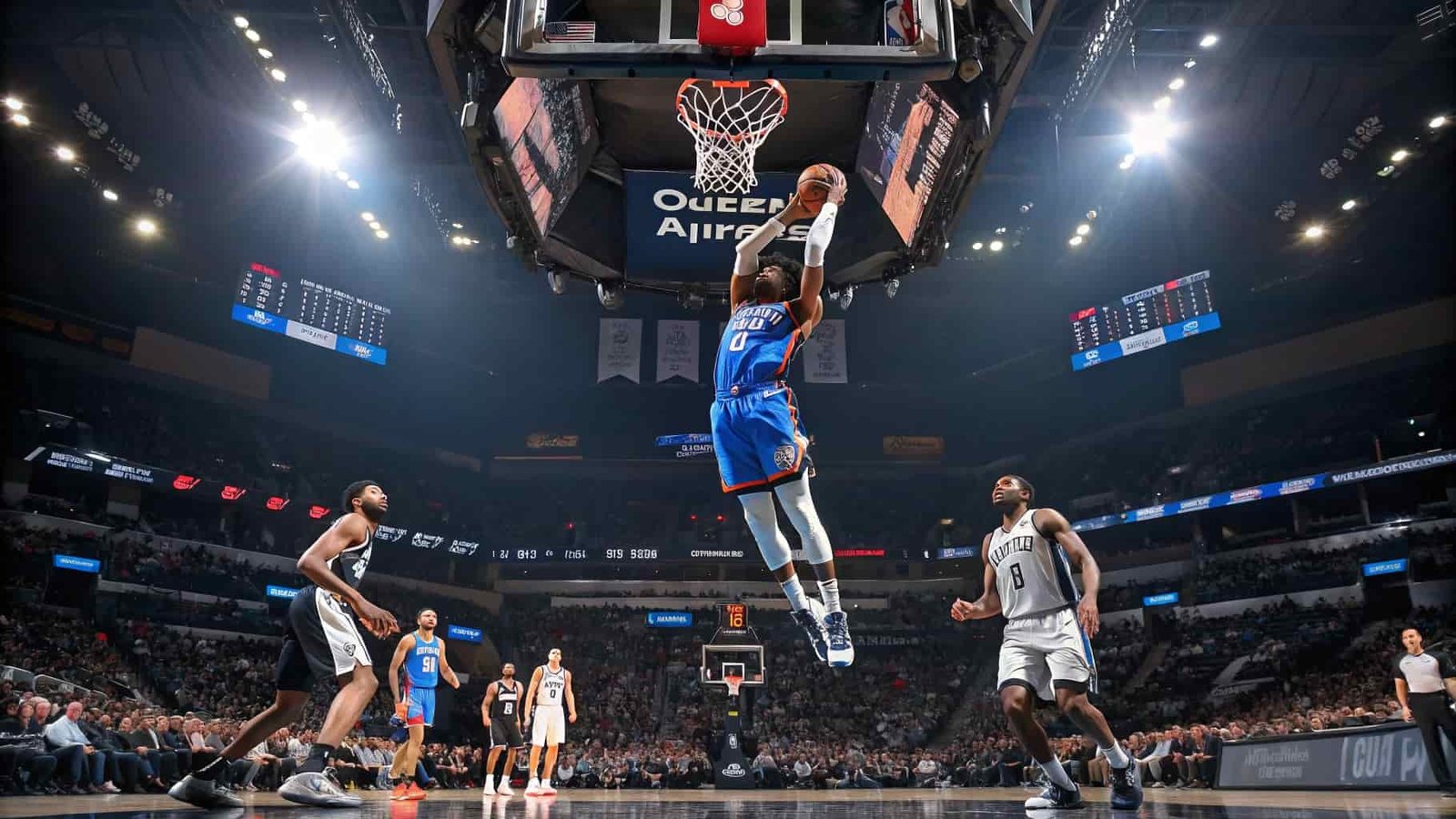 OKC Thunder vs San Antonio Spurs Match Player Stats!