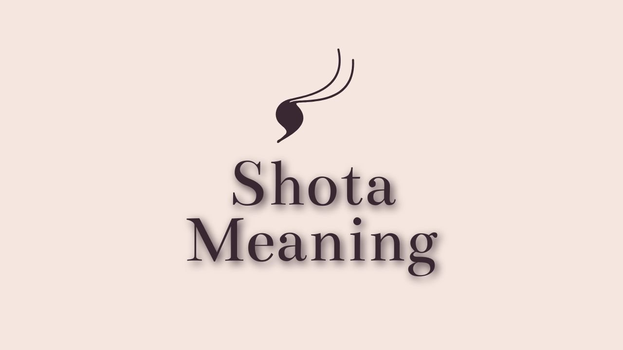what is Shota Meaning