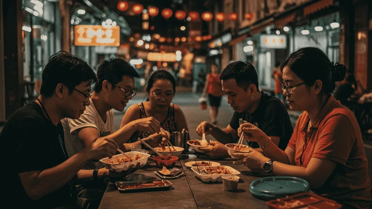 what is chinatown hawker leftovers consumption