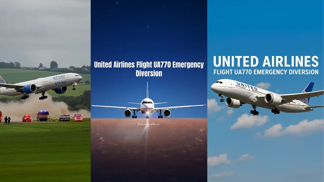 what is united airlines flight ua770 emergency diversion status